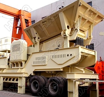 mobile crushing station