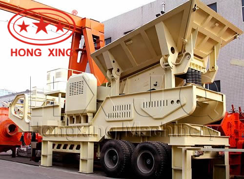 mobile crushing station