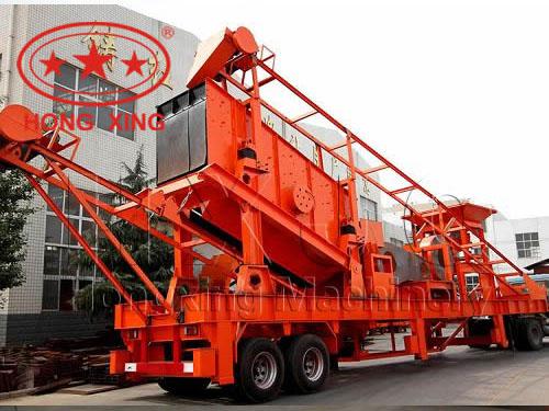 mobile crushing plant