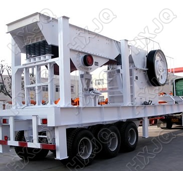 mobile crushing station