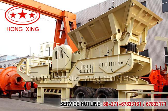 mobile crushing machine